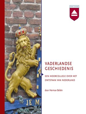 cover image of Vaderlandse Geschiedenis